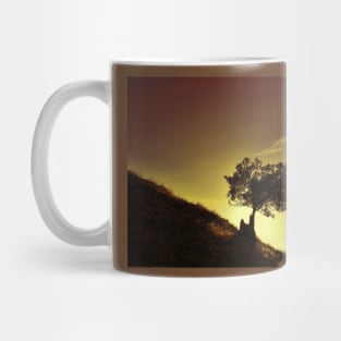 Mountain Tree Silhouette Mug